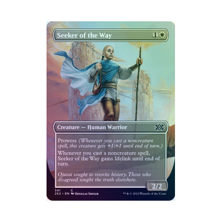 Seeker of the Way (Borderless) FOIL 2X2 NM