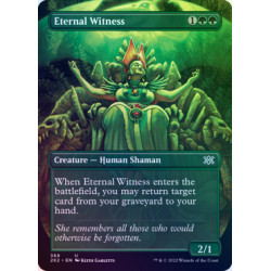 Eternal Witness (Borderless) FOIL 2X2 NM