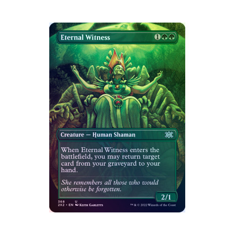 Eternal Witness (Borderless) FOIL 2X2 NM