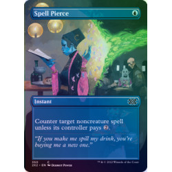 Spell Pierce (Borderless) FOIL 2X2 NM