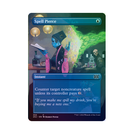 Spell Pierce (Borderless) FOIL 2X2 NM