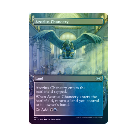 Azorius Chancery (Borderless) FOIL 2X2 NM