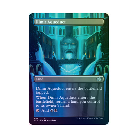 Dimir Aqueduct (Borderless) FOIL 2X2 NM
