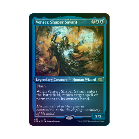 Venser, Shaper Savant ETCHED FOIL 2X2 NM