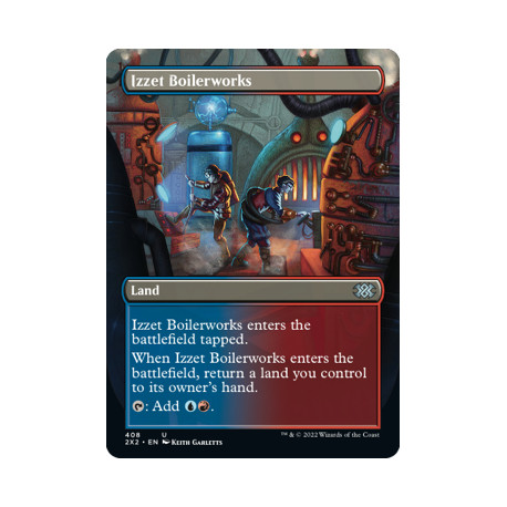 Izzet Boilerworks (Borderless) 2X2 NM