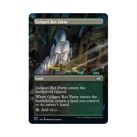 Golgari Rot Farm (Borderless) 2X2 NM