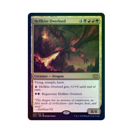 Hellkite Overlord FOIL 2X2 NM