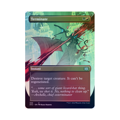 Terminate (Borderless) FOIL 2X2 NM