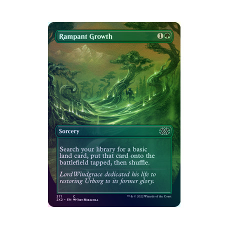 Rampant Growth (Borderless) FOIL 2X2 NM