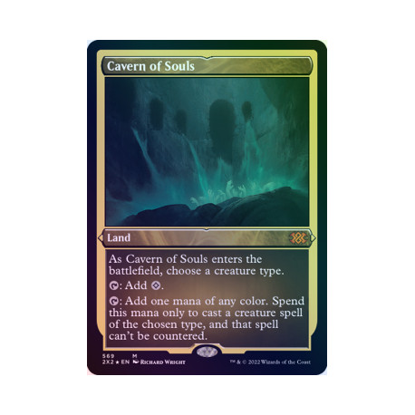 Cavern of Souls ETCHED FOIL 2X2 NM