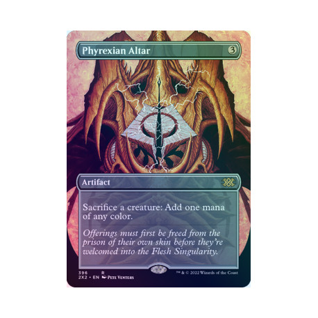 Phyrexian Altar (Borderless) FOIL 2X2 NM