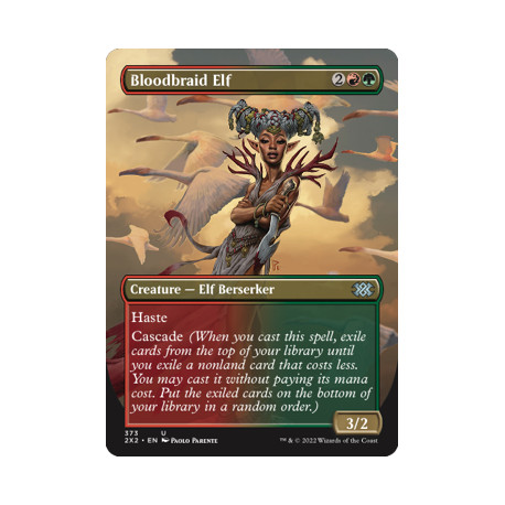 Bloodbraid Elf (Borderless) 2X2 NM