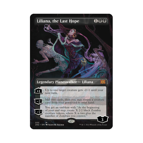 Liliana, the Last Hope (Borderless) 2X2 NM