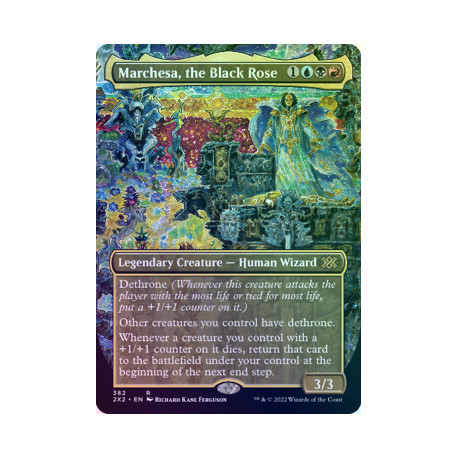 Marchesa, the Black Rose (Borderless) FOIL 2X2 NM