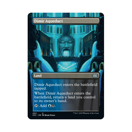 Dimir Aqueduct (Borderless) 2X2 NM