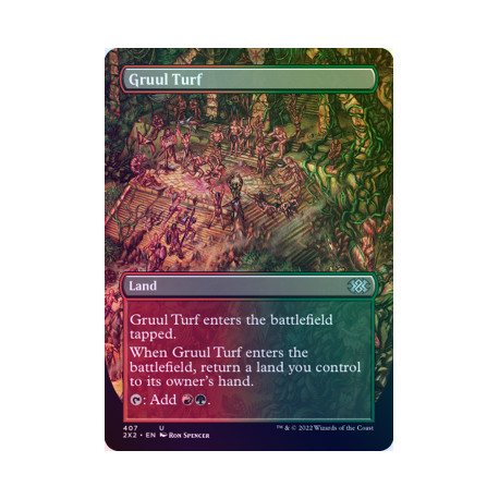 Gruul Turf (Borderless) FOIL 2X2 NM