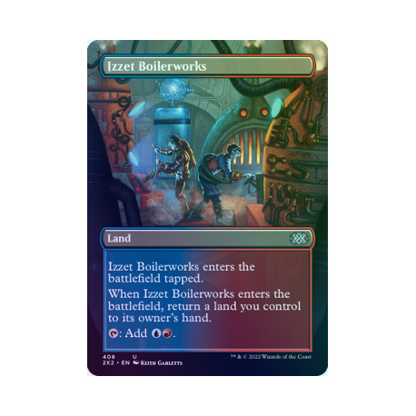Izzet Boilerworks (Borderless) FOIL 2X2 NM