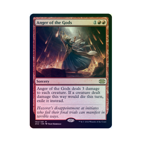 Anger of the Gods FOIL 2X2 NM