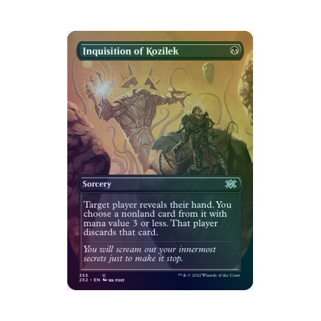 Inquisition of Kozilek (Borderless) FOIL 2X2 NM