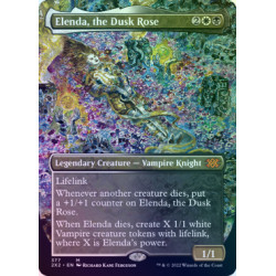 Elenda, the Dusk Rose (Borderless) FOIL 2X2 NM