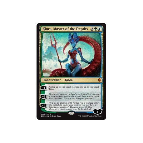 Kiora, Master of the Depths BFZ NM