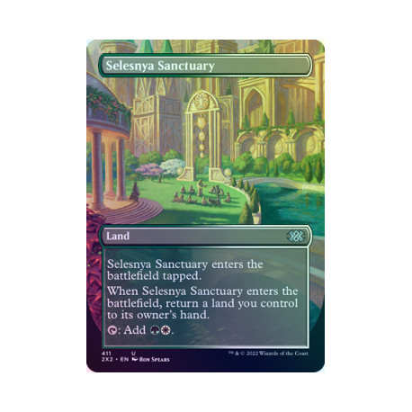 Selesnya Sanctuary (Borderless) FOIL 2X2 NM