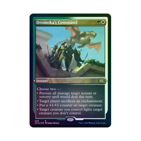 Dromoka's Command ETCHED FOIL 2X2 NM