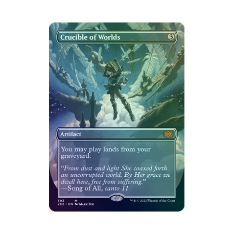 Crucible of Worlds (Borderless) FOIL 2X2 NM