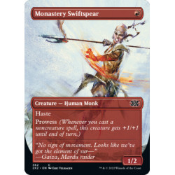 Monastery Swiftspear (Borderless) 2X2 NM