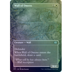 Wall of Omens (Borderless) FOIL 2X2 NM