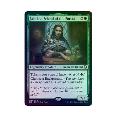 Jaheira, Friend of the Forest FOIL CLB NM