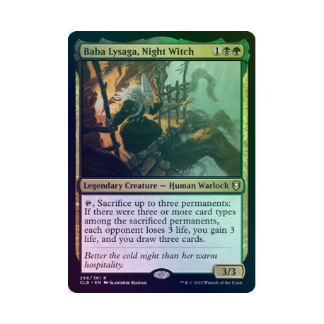 Baba Lysaga, Night Witch FOIL CLB NM