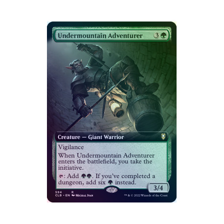 Undermountain Adventurer (Extended) FOIL CLB NM