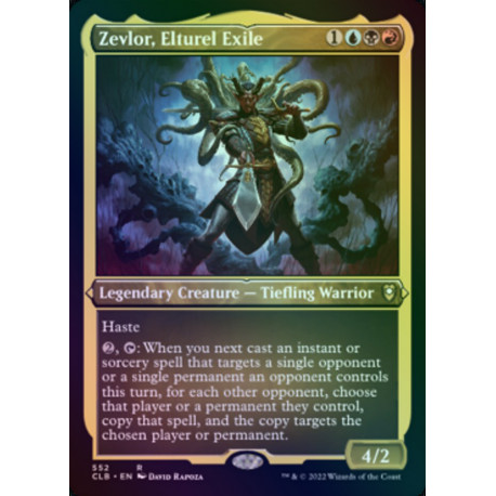 Zevlor, Elturel Exile ETCHED FOIL CLB NM