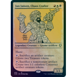 Jan Jansen, Chaos Crafter (Showcase) FOIL CLB NM