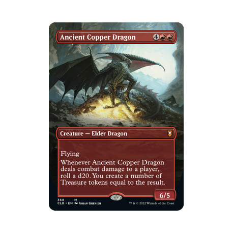 Ancient Copper Dragon (Borderless) CLB NM