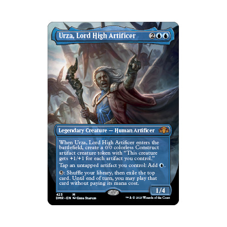 Urza, Lord High Artificer (Borderless) DMR NM