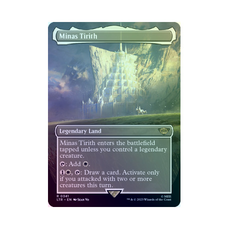 Minas Tirith (Borderless) 341 FOIL LTR NM