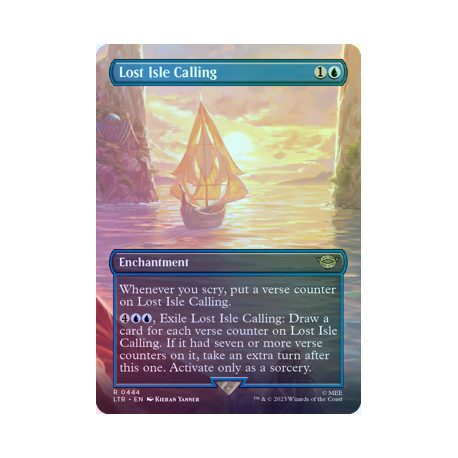 Lost Isle Calling (Borderless) FOIL LTR NM