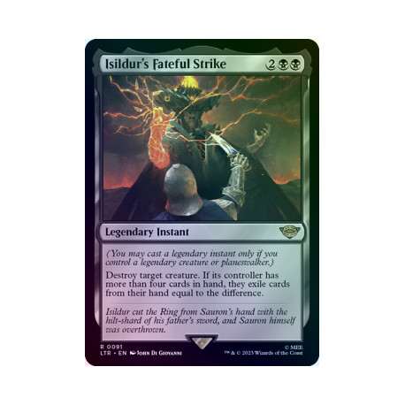 Isildur's Fateful Strike FOIL LTR NM