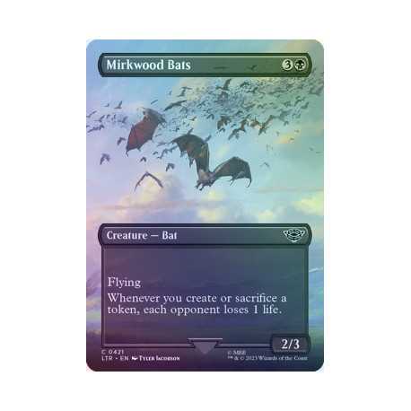 Mirkwood Bats (Borderless) FOIL LTR NM