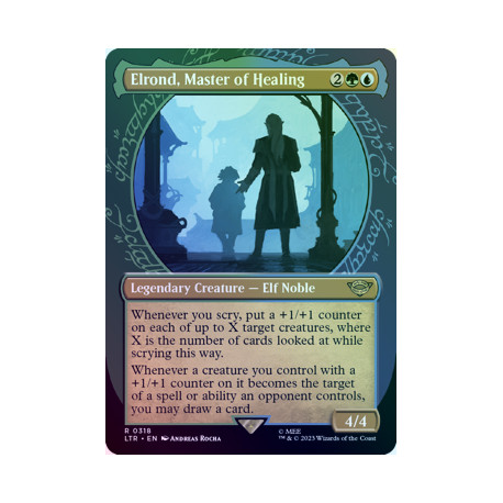 Elrond, Master of Healing (Showcase) FOIL LTR NM