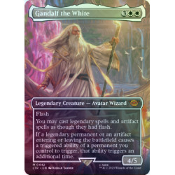 Gandalf the White (Borderless) FOIL LTR NM