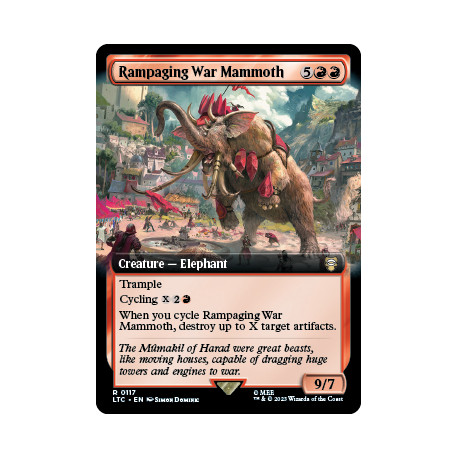 Rampaging War Mammoth (Extended) LTC NM