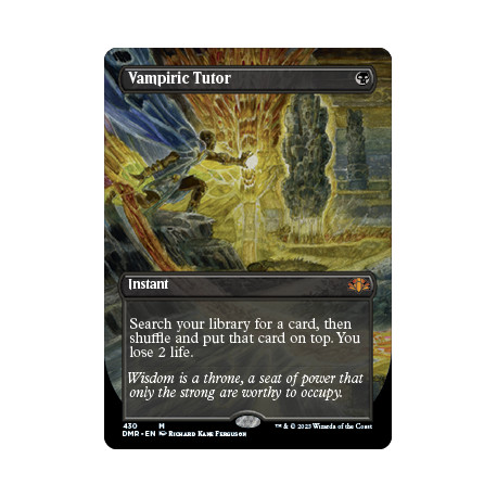 Vampiric Tutor (Borderless) DMR NM