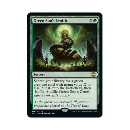 Green Sun's Zenith 2X2 NM