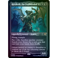 Razaketh, the Foulblooded ETCHED FOIL CMR NM