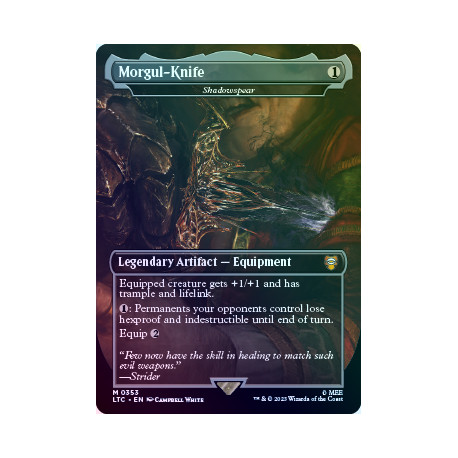 Shadowspear (Morgul-Knife) FOIL LTC NM