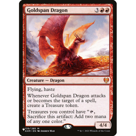 Goldspan Dragon KHM NM