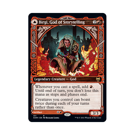Birgi, God of Storytelling // Harnfel, Horn of Bounty KHM NM